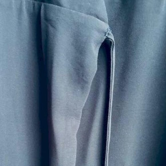 My Whole Heart Dark Navy Blue Long Sleeve LuLu's Wrap Dress Size 2X with Flaw - Picture 5 of 16